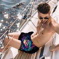 thumbnail image 2 of luoweisi Men's Beach Shorts Quick Dry Swim Trunks with Mesh Lining Wolf M, 2 of 5