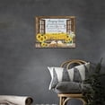 thumbnail image 2 of Sunflower Wall Art Farmhouse Floral Bathroom Decor Rustic Amazing Grace Canvas Prints Country Modern Home Decorations For Kitchen Bathroom Living Room Framed 16"x12", 2 of 6