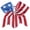 ZD-Red, variant on Wxirdiow Patriotic Hair Clips for Kids Independence Day Bouncy 3D Bow Hair Accessory For Childrens Festivals White Size,One Size