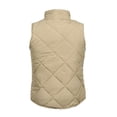 thumbnail image 3 of Coduop Women Stand Collar Warm Padded Zip Closure Side Pockets Puffer Vest S-3XL, 3 of 6