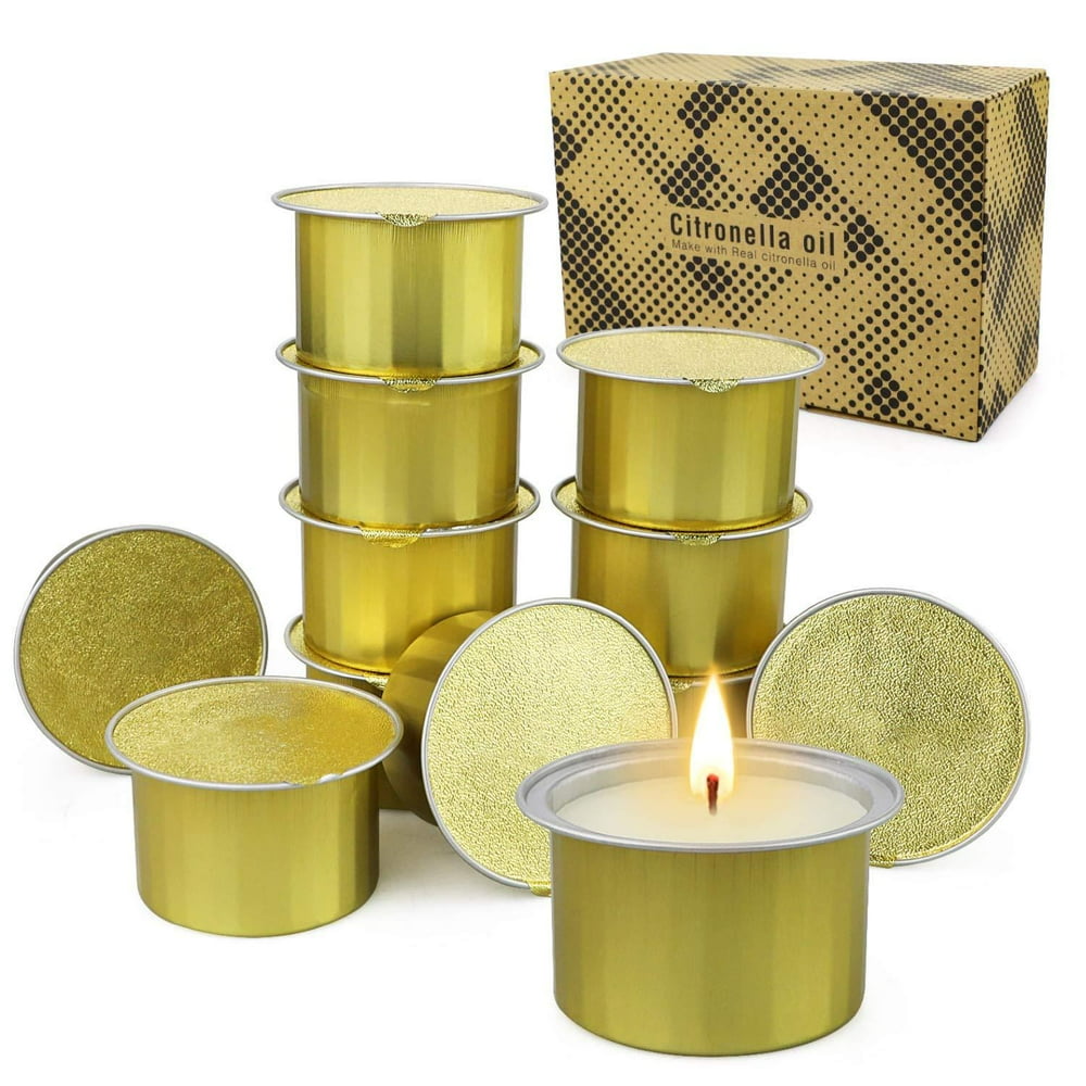 Citronella Candles Outdoor Large Scented Jar Candles Set, 12 Pack