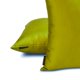 thumbnail image 4 of Funda de cojín lumbar de lujo HomeCentric, color chartreuse, paquete de 2, 35 x 50 cm (14" x 20"), funda de cojín rectangular de satén liso, estilo moderno - Chartreuse Slub Satin, 4 of 5