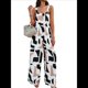 thumbnail image 1 of Bohemios Informales de Verano para Mujer, de Pierna , Holgados, con Estampado Floral y Bolsillos. Color Café M, 1 of 10