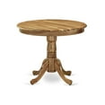 thumbnail image 3 of East West Furniture Antique 3-piece Wood Dining Table Set in Natural, 3 of 6