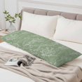 thumbnail image 6 of Sage Green Botanical Body Pillow Cover 20 x 54 Inch Decorative Pillow Cover Vintage Floral Plants Branch Lumbar Pillowcase Seasonal Rectangle Cushion Case for Couch Sofa Bed Living Room, 6 of 9
