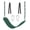 green, variant on KINSPORY Outdoor Playground Swing Seat Set with 66-Inch Coated Chain, Sensory Swing, Snap Hooks, Hanging Straps