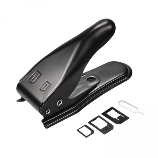 Cortador De Tarjetas SIM Ligero (2 Unidades) Con Adaptadores Y Pin De Expulsión Para Teléfono/smartphone
