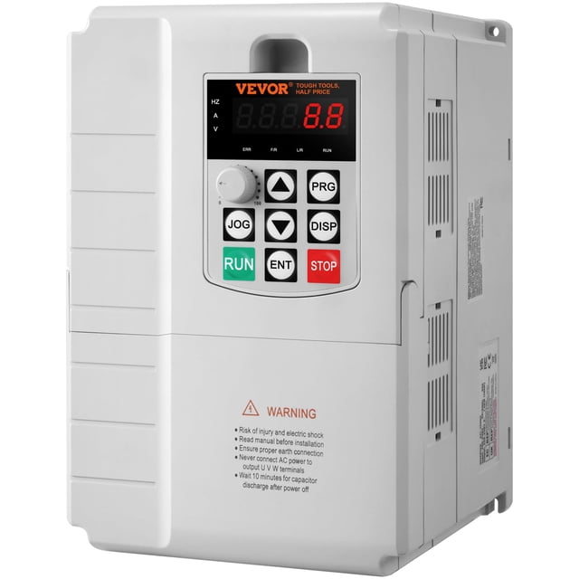 Variador de frecuencia VEVOR VFD 10 HP 7,5 kW 34 A monofásico