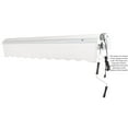thumbnail image 7 of Awntech 24 Ft Maui Right Motorized Heavy Duty Patio Retractable Awning (288in x 9.25in x 120in), White, 7 of 7