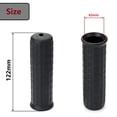thumbnail image 4 of MYG 2Pcs Wheelbarrow Rubber Handles, Round Tubes Black Replacement Handles 122x42mm, 4 of 9