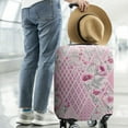 thumbnail image 2 of Pioneer Flower Floral Print Pattern Luggage Cover Fashion Suitcase Cover Baggage Covers Fit 25-28 Inch Luggage (Go Travel), 2 of 5