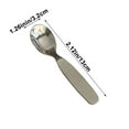 thumbnail image 3 of TIMIFIS Soup Ladle 304 Refined Stainless Steel Fork Spoon Cute Round Rice Spoon Fork Spoon Practical Household Use Strudy Falling Fork Spoon Tableware Kitchen Gadgets, 3 of 6