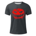 thumbnail image 4 of Blusas y camisas de manga corta y cuello redondo para hombre. Blusas/camisetas de manga corta con cuello redondo y estampado de Halloween para hombre. Blusa para hombre., 4 of 4
