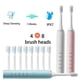 thumbnail image 2 of Cepillo de dientes eléctrico ultrasónico, recargable, resistente al agua, para adultos, con temporizador, lavable, para blanquear los dientes, 2 of 5