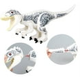 thumbnail image 3 of JsLTCustoms White Indominus Rex 6 inch Tall Dinosaur, Action Figures, 3 of 8