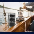 thumbnail image 5 of Retirement Gift for Woman,Gifts for Men,Women,Gifts for Dad''s Birthday Holiday Christmas,Dad Gifts for Retired Dad Grandpas,Stylish 20 oz Black Tumblers,Cup,Mug, 5 of 7