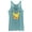 Tahiti Blue, variant on Women's Pokemon Pikachu Wink Face Racerback Tank Top Navy Blue Heather Large