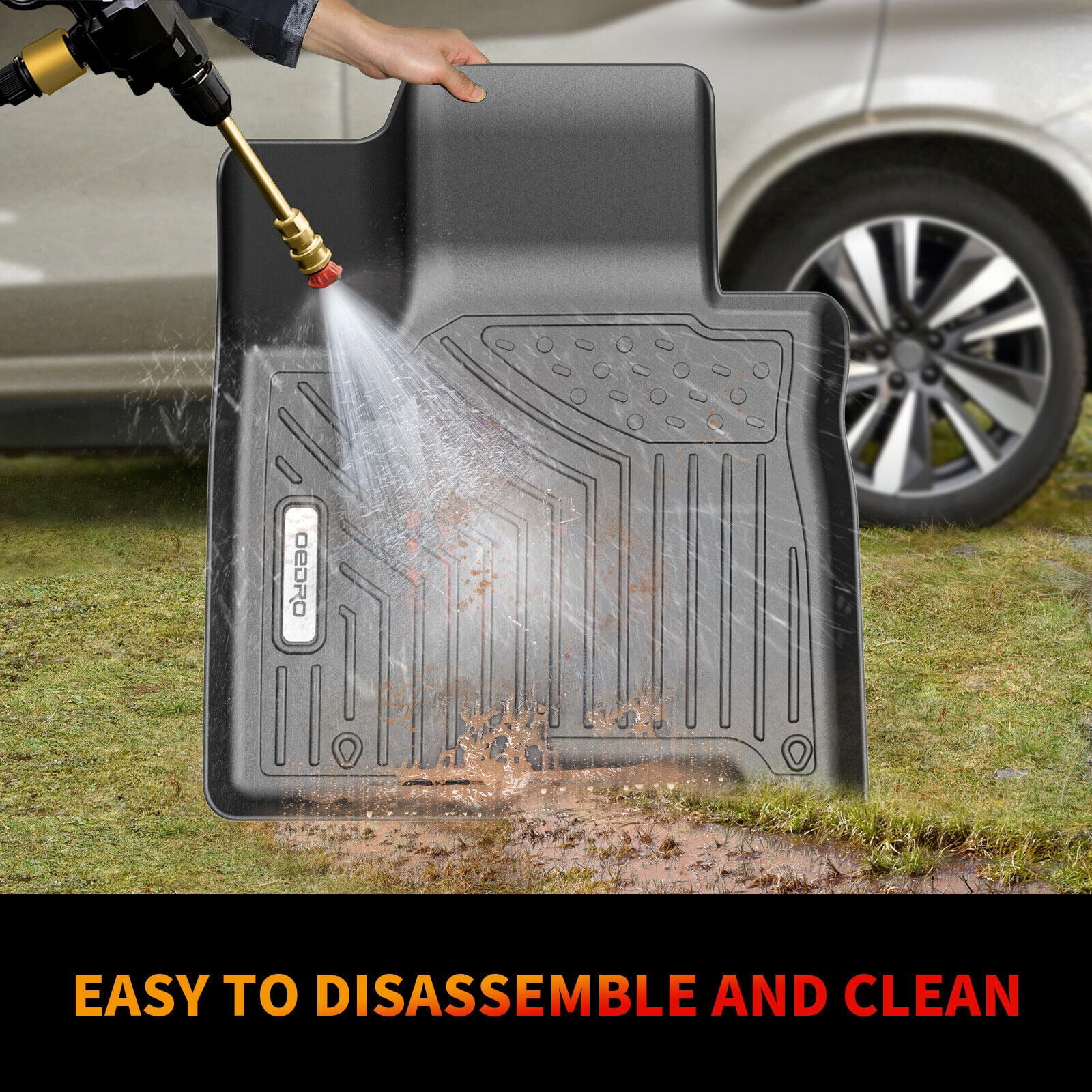 RVNI Floor Liners Mats car 2 Row For 2022 2023 Hyundai Tucson TPE All-Weather