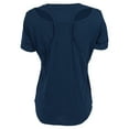 thumbnail image 3 of Women's Navy Hillsboro Hops Cut It Out T-Shirt, 3 of 3