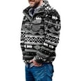 thumbnail image 1 of Men‘s Winter Fleece Pullover Sweatshirt Jacket Button Collar Warm Sweater Coat, 1 of 6
