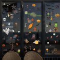 thumbnail image 4 of Calcomanías de Halloween YONGSHENG Murciélagos negros Araña Bruja Fantasma Esqueleto 108 piezas, 4 of 5