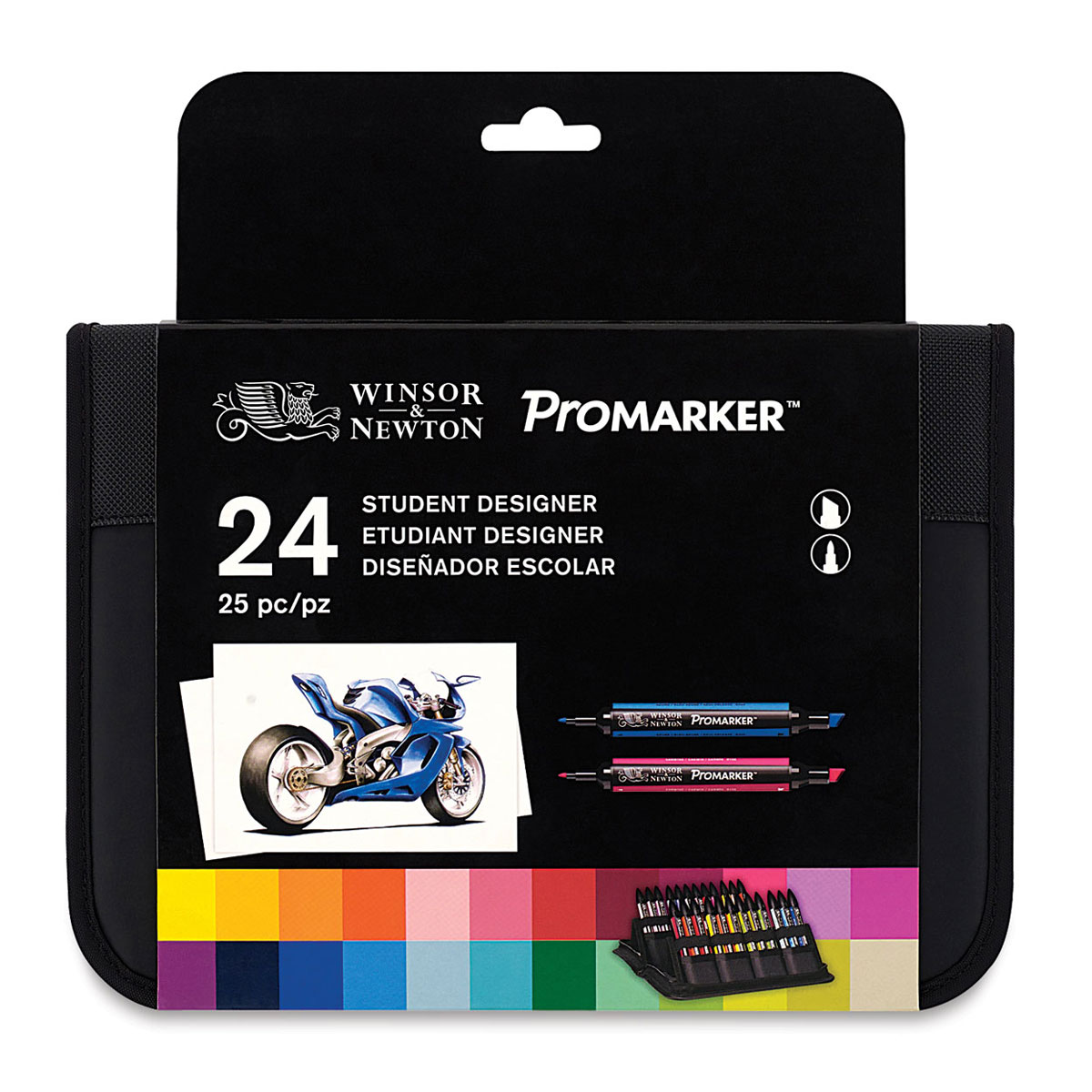 winsor & newton promarker architecture wallet of 24