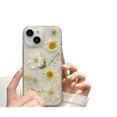 thumbnail image 6 of Wisolt Compatible Iphone 15 Pro Case Clear, TPU Slim Protective Phone case with Shockproof ,Floral Cute Aesthetic Design Phone Case for Girls Women, Daisy, 6 of 8