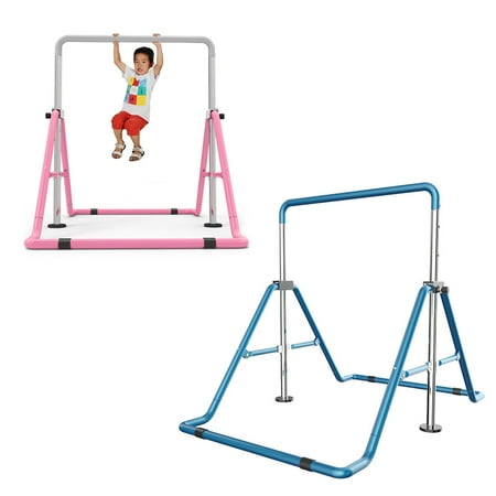TOOL1SHOoo Indoor Children s Horizontal Bar Adjustable Height Household Children s Fitness Rack Gymnastic Equipment Horizontal Bar for Home Exercise