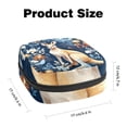 thumbnail image 2 of Kangaroo Storage Bag Small Bag Cosmetic Travel Pouch under Clothes Travel Pouch for Sanitary Napkin, Made of Velvet, Sponge, and Oxford Cloth, 2 of 6