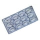 thumbnail image 1 of Molde De Chocolate Con 12 Cavidades Para Huevos De Dinosaurio: Plástico Duro Transparente. Dulces De Pascua Y Repostería Para Chocolate, Hielo, Jabón Y Resina., 1 of 8