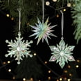 thumbnail image 4 of Shiny Acrylic Christmas Tree Charms Snowflake Reindeer Shaped Hanging Pendants Ornament for Home Decor Xmas New Year Gift, 4 of 5