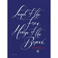 thumbnail image 2 of Marrott, Stephanie 25x32 Gold Ornate Wood Framed with Double Matting Museum Art Print Titled - Brave Blue, 2 of 4