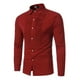 thumbnail image 1 of pstuiky camisa de manga larga para hombre, Camisas casuales de manga larga con cuello vuelto y botones lisos para hombre top de hombre xl, 1 of 7