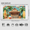 thumbnail image 6 of Tropical Theme Beach Bar Summer Party Decoration Outdoor Event Banner for Beach Party Tropical Event Summer Gathering, 6 of 8