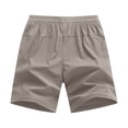 thumbnail image 4 of Miluxas Men's Hiking Shorts with Zipper Pockets Quick Dry Lightweight for Outdoor Fishing Khaki XXXL(XXXL), 4 of 8