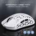 thumbnail image 5 of ATTACK SHARK R5 Ultra Carbon Fiber Wireless 8K Gaming Mouse 39g SUPERLIGHT, PixArt PAW3950MAX Gaming Sensor, 8000Hz Wireless Polling Rate, MCU Nordic 52840, DPI up to 42000, BT/2.4G Wireless/Wired, 5 of 11