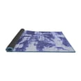 thumbnail image 2 of Ahgly Company Indoor Round Abstract Blue Modern Area Rugs, 6' Round, 2 of 4