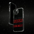 thumbnail image 6 of DistinctInk Clear Hybrid Case for Apple iPhone 15 Plus (6.7" Screen) - How Many Pushups? All of Them - Tempered Glass Back, 6 of 9