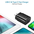 thumbnail image 5 of Galaxy s22 s21 note 20 fast charger usb c black 25w eu plug, 5 of 5