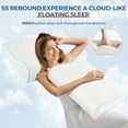 thumbnail image 2 of Nisien Sleep Comfort Memory Foam Contour Pillow - Neck Pain Relief, 2 of 5