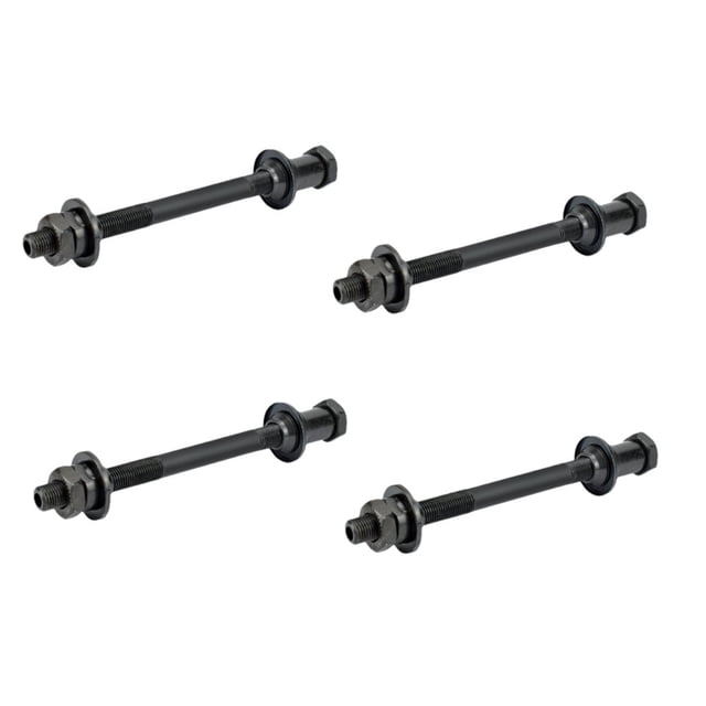 Bike Axle 108mm 145mm Bike Rear Hub Axle 3/8" Black Hub Conical 145mm Rearx4