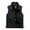 Black, variant on Zylarhe Mens Leisure Practical Travel Fishing Outdoor Work Pocket Vest Slim Fit Men Wool Coat