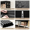 thumbnail image 2 of Riousery 67 Inch Large Portable Wardrobe Closet, 8 Storage Spaces with 4 Hanging Rods, Steel Frame Fabric Organizer, Easy Assembly and Dust Resistant Design, Black, 2 of 6