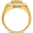 thumbnail image 3 of 14K Yellow Gold Vs Diamond Men's Ring (Size 11.5) Made In United States y1517vs, 3 of 6