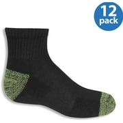 Angle View: Boys Ankle Socks, 10 + 2 Bonus Pack