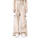 thumbnail image 1 of Amzcrzy Pantalones cargo para mujer: color liso, pierna ancha, múltiples bolsillos, transpirables, holgados y cómodos, resistentes al agua, con cremallera, tallas M-2XL. Marrón, 1 of 4