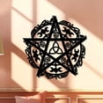 thumbnail image 4 of HELLOYOUNG Pentagram Metal Wall Art Decor Modern Star Sculpture for Home Decor, Premium Iron Wall Hanging Decor Gift for Living Room Bedroom Office, 4 of 6