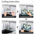 thumbnail image 5 of Yayeee Faucet Mat for Kitchen Sink 14.7" Diatomite Long Splash Guard Pad, Retro Tree, 2 Pack, 5 of 7