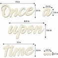 thumbnail image 2 of Wooden Sign Once upon a time Bedroom Home Wall Decor Wooden Props, 2 of 5