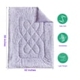 thumbnail image 4 of Juego de Ropa de Cama para Niña JHXHMX Floral con Edredón Morado, 4 of 7